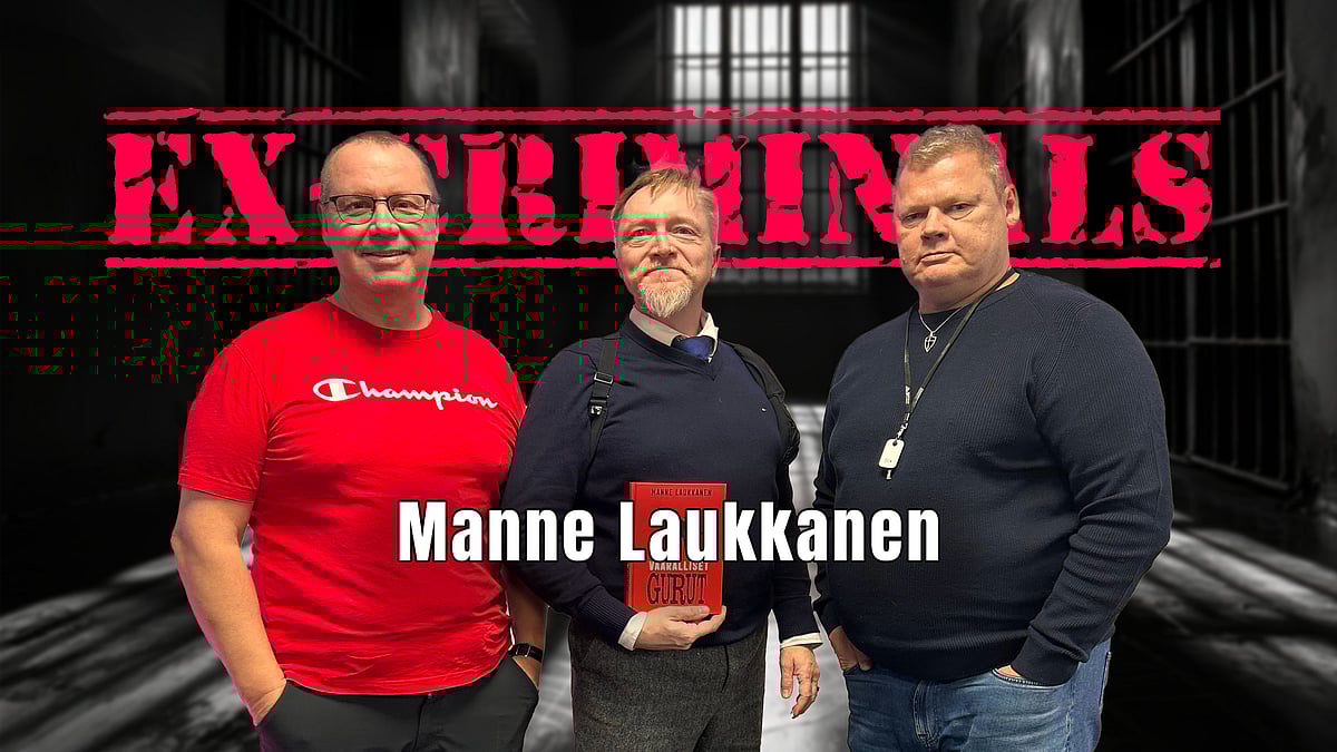 Ex-Criminals-podcastissa vieraana Manne Laukkanen.