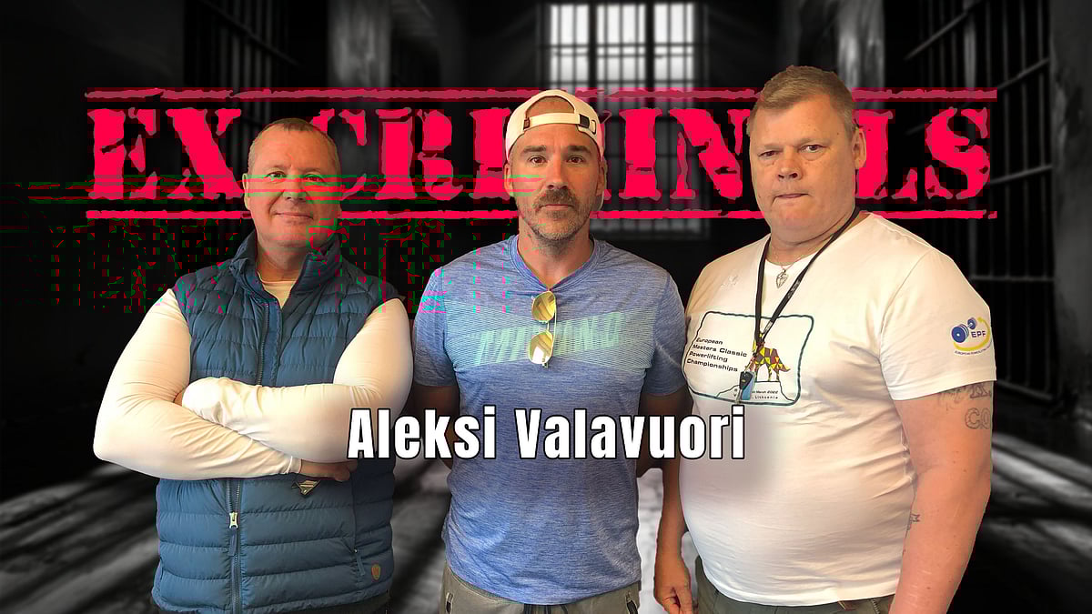 Ex-Criminals-podcastissa vieraana Aleksi Valavuori.