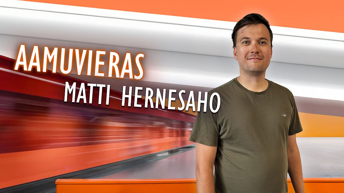 Aamuvieras-podcastissa vieraana pastori Matti Hernesaho.