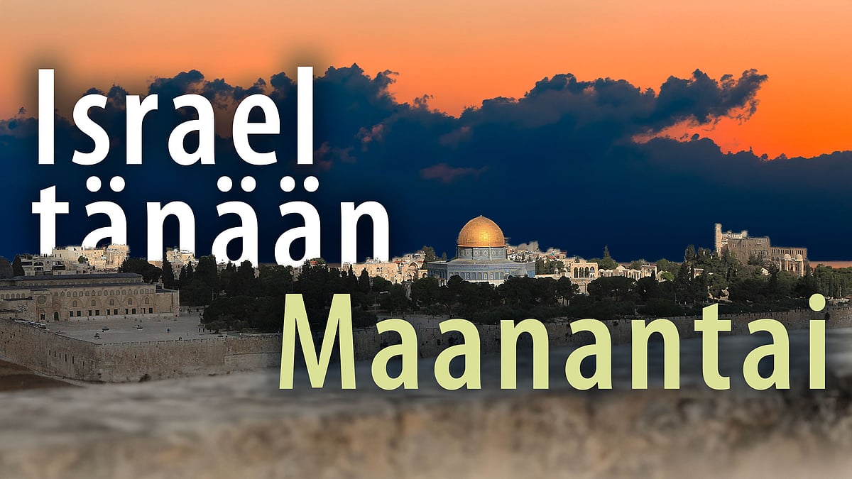 Israel tänään -podcastin maanantain tunnuskuva 2.