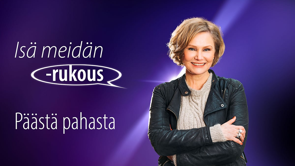 Eija-Riitta Korholan podcastissa Isä meidän -rukous aiheena "päästä meidät pahasta".