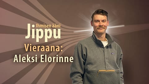 Jippu ja ihmisen ääni -podcastissa Aleksi Elorinne.