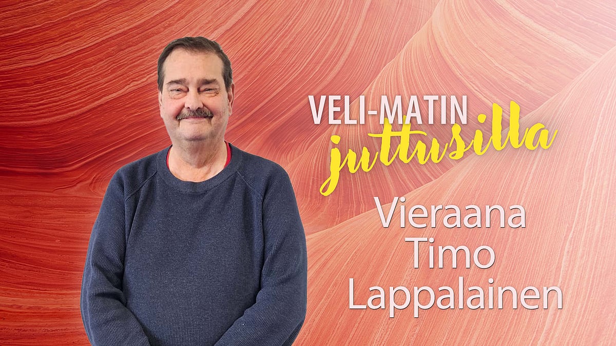 Veli-Matin juttusilla Timo Lappalainen.