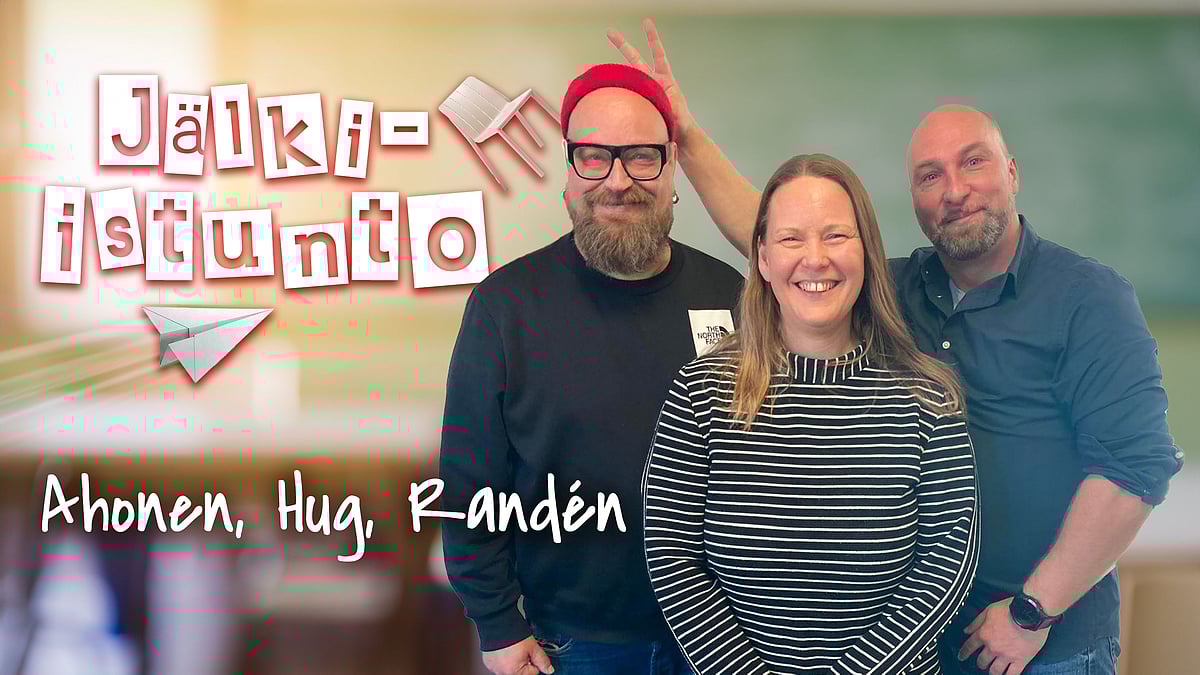 Jälki-istunto-podcastissa vieraina Jan Ahonen, Veera Hug ja Toni Randén.
