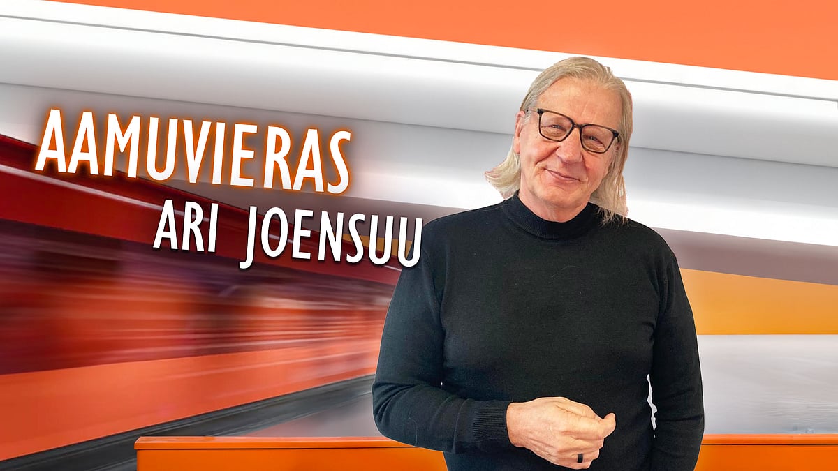 Aamuvieras-podcastissa Ari Joensuu.