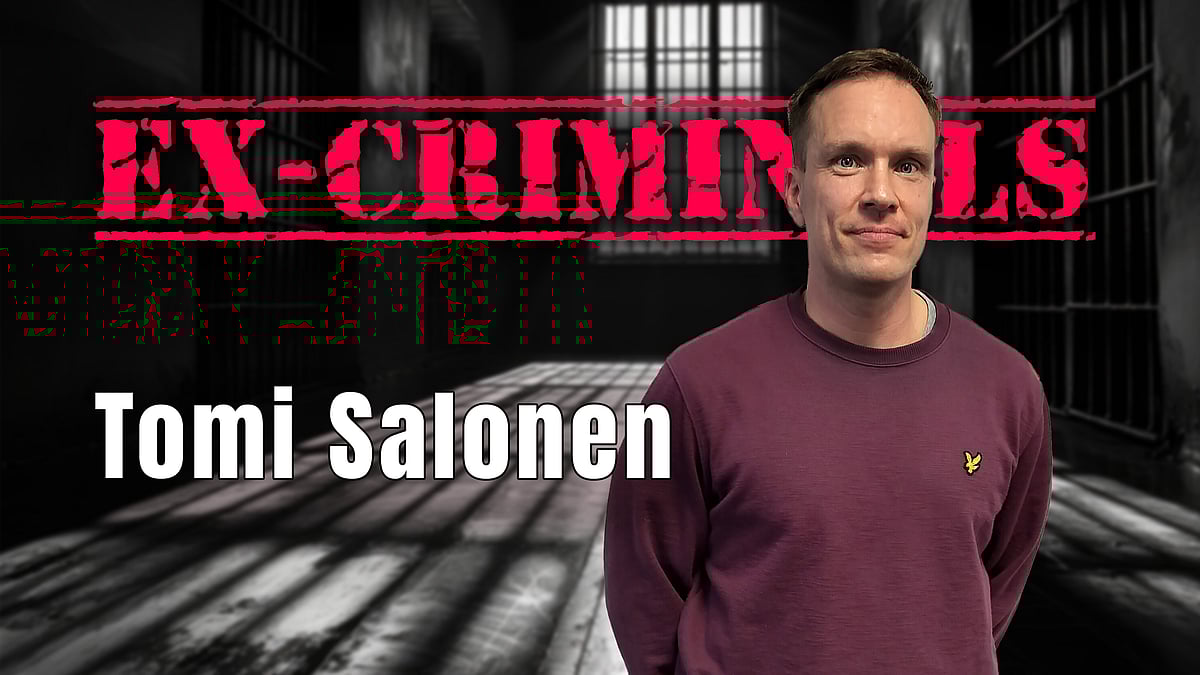 Ex-Criminals -podcastissa Tomi Salonen.
