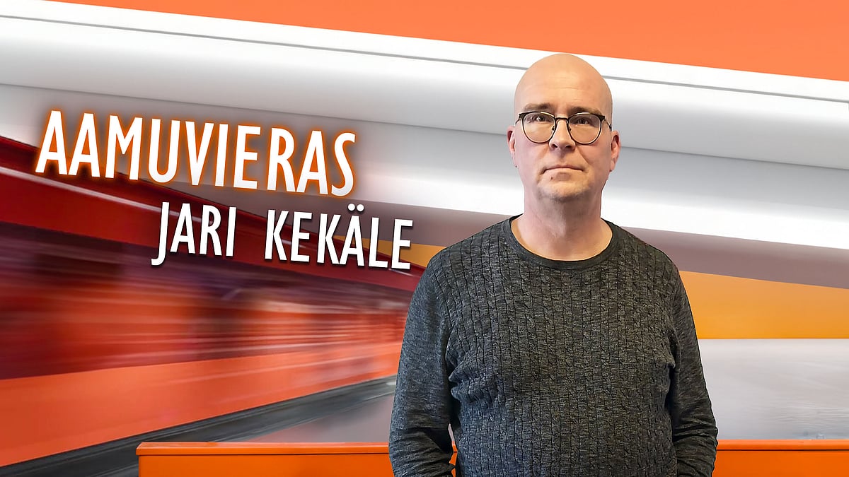 Aamuvieras-podcastissa Jari Kekäle.