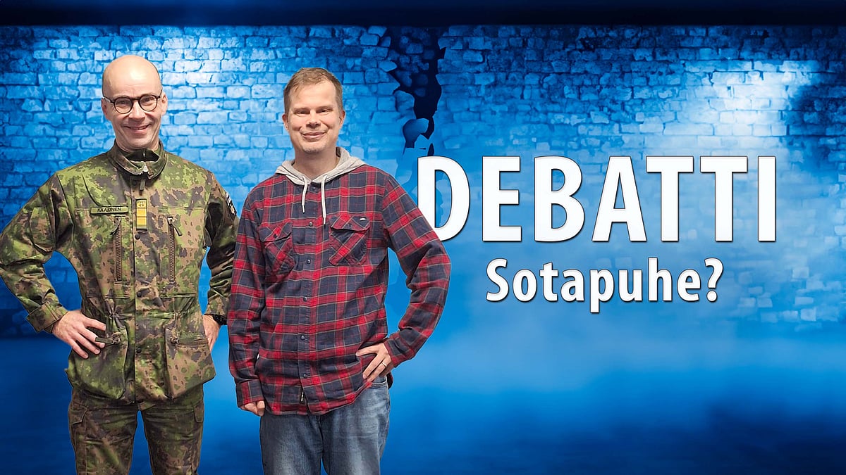 Debatti-podcastissa aiheena sotapuhe.