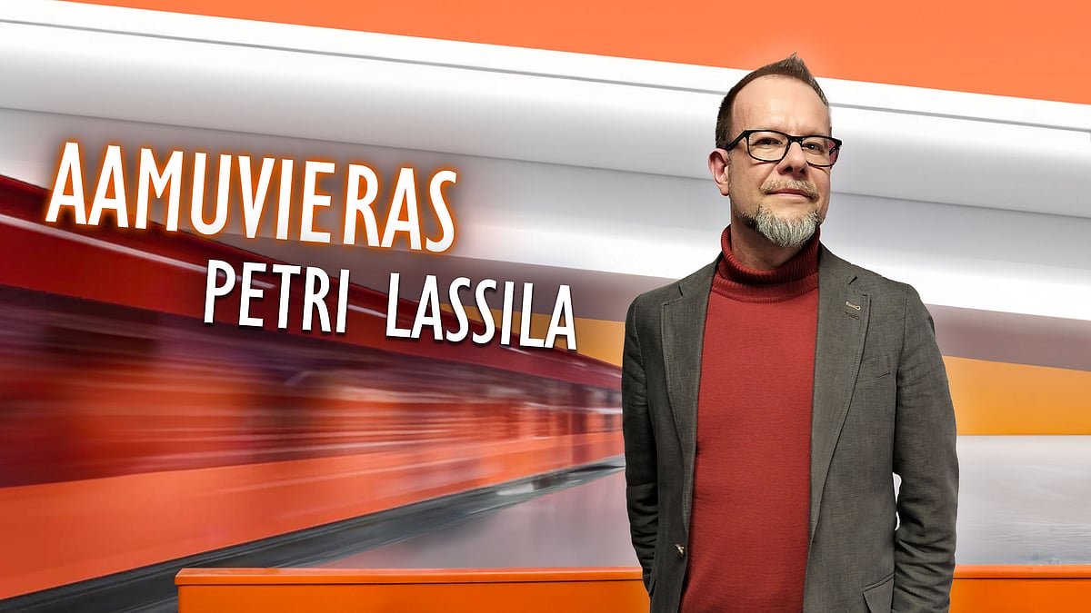 Aamuvieras-podcastissa Petri Lassila.