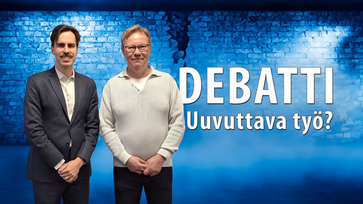 Debatti-podcastissa aiheena uuvuttava työ.