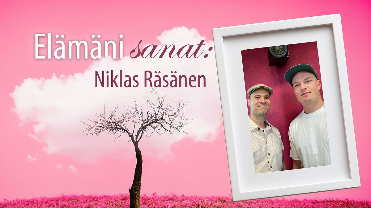 Elämäni sanat -podcastissa Niklas Räsänen.