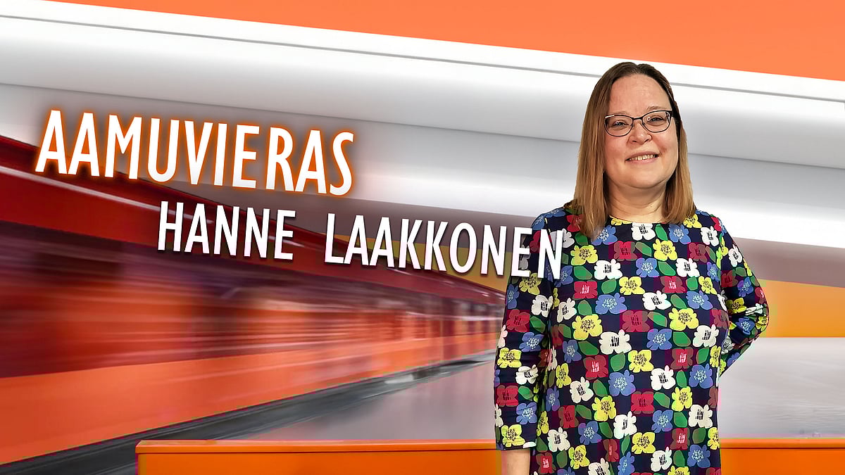 Aamuvieras-podcastissa Hanne Laakkonen.