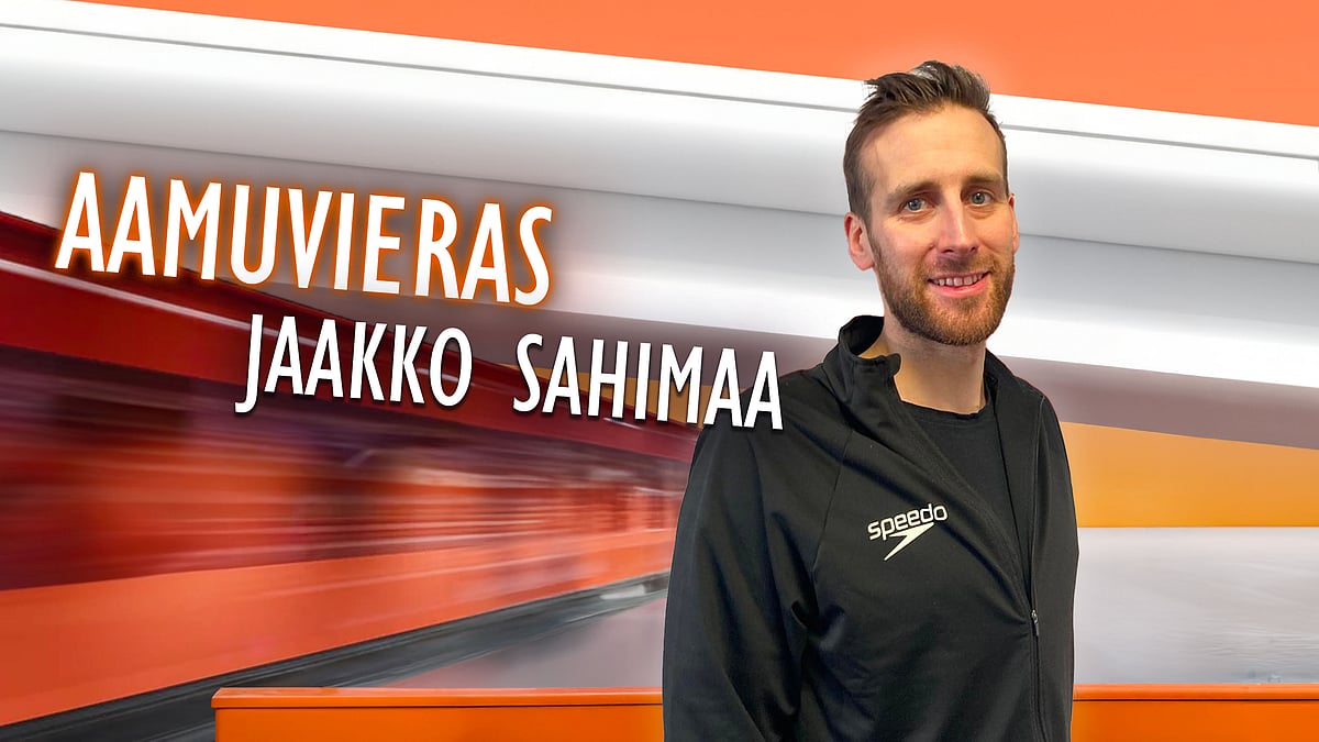 Aamuvieras-podcastissa Jaakko Sahimaa.