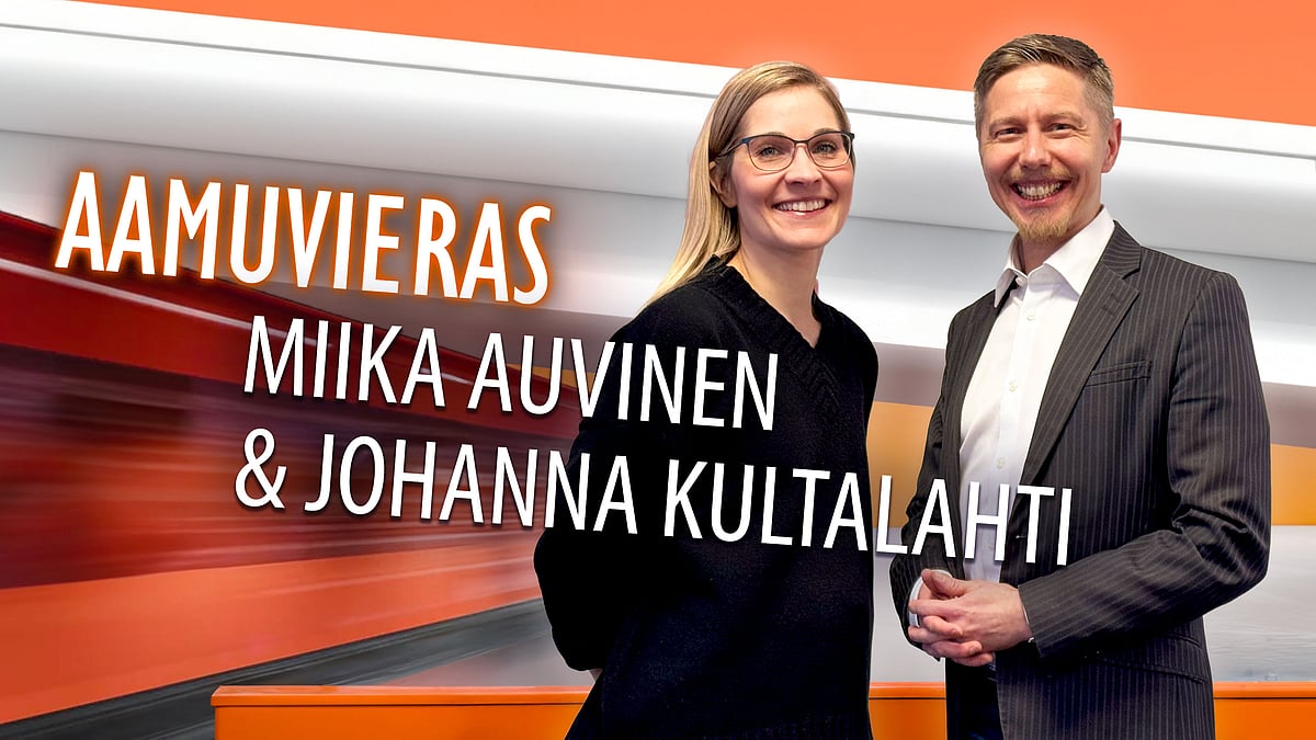 Aamuvieras-podcastissa Open Doorsin Miika Auvinen ja Johanna Kultalahti.
