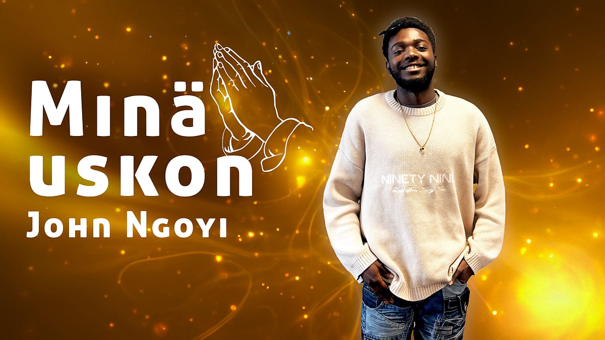 Minä uskon -podcastissa John Ngoyi.