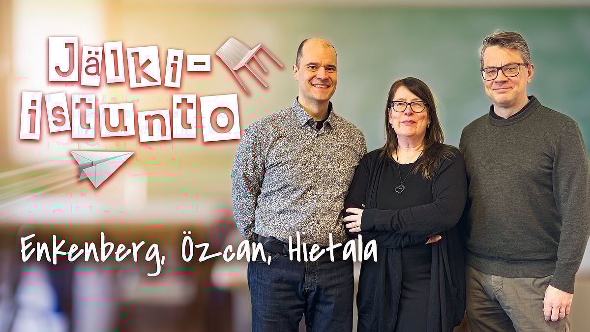 Jälki-istunnossa Enkenberg, Özcan ja Hietala