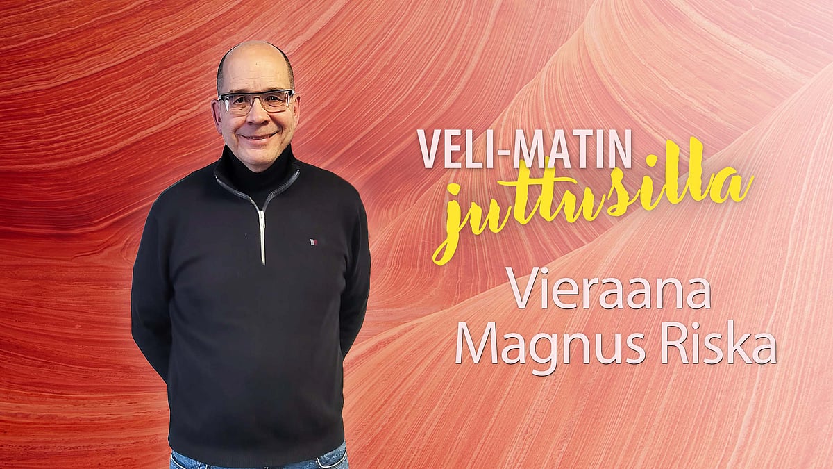 Juttusilla-podcastissa Magnus Riska.