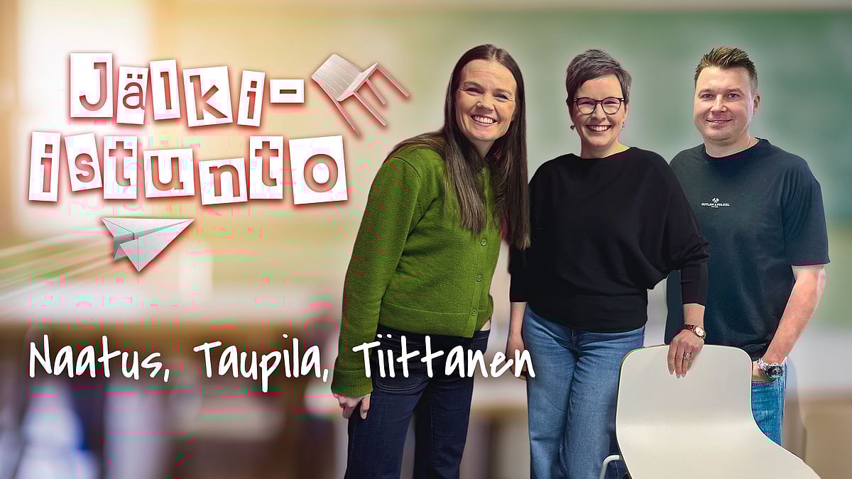 Jälki-istunto-podcastissa Rebekka Naatus, Reija Taupila ja Anssi Tiittanen.