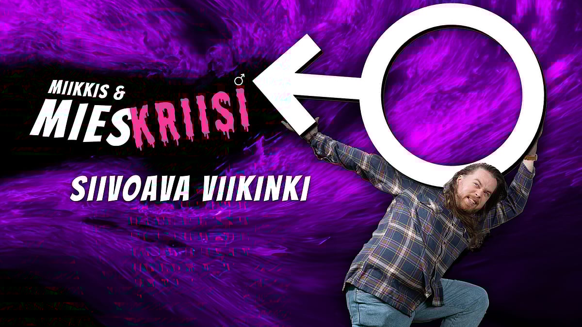 Mieskriisi-podcastin vieraana Jope Siimes.
