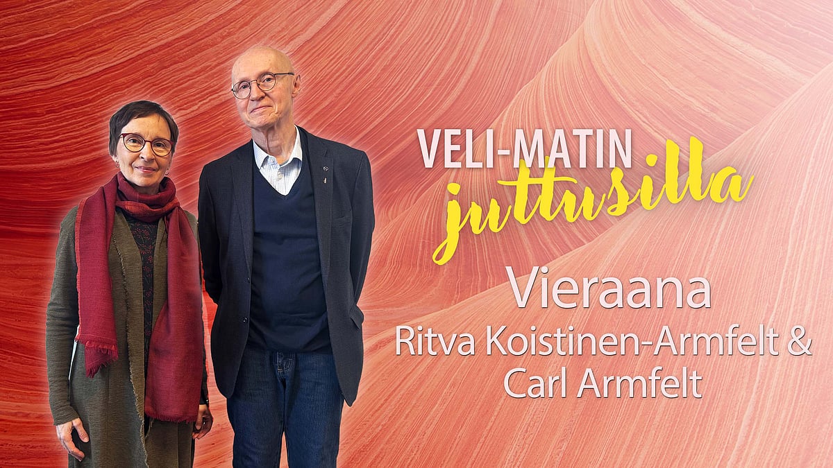 Juttusilla-podcastissa vieraana Ritva Koistinen-Armfelt ja Carl Armfelt.