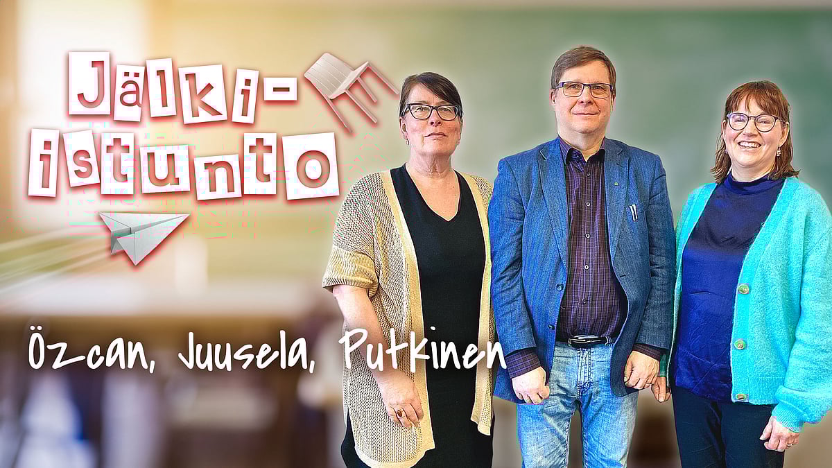 Jälki-istunto-podcastissa Özcan, Juusela ja Putkinen.