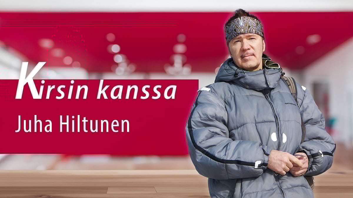 Kirsin kanssa Juha Hiltunen.