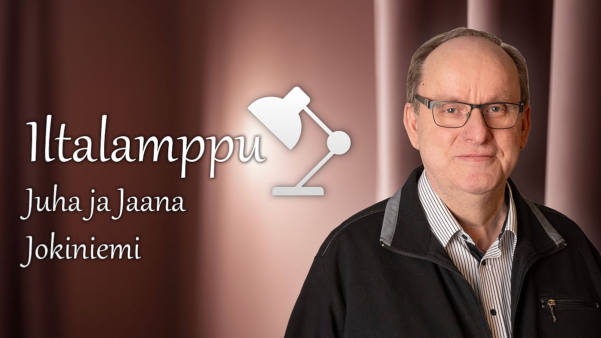 Iltalamppu-podcastissa Juha ja Jaana Jokiniemi.
