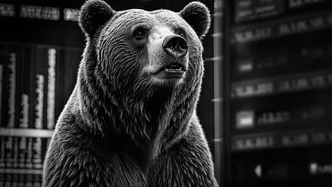 Sensex falls 245 points, Nifty slips below 25,700 as US tariff worries persist