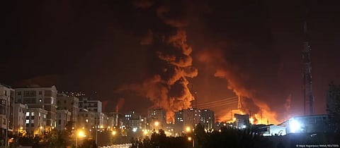 
Tehran burning