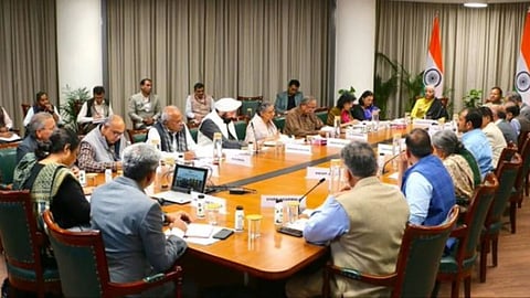 Leaders of major trade unions meet Finance Minister Nirmala Sitharaman at her pre-budget consultations