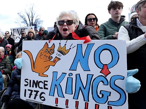 Millions rally in anti-Trump ‘No Kings’ protests across US 