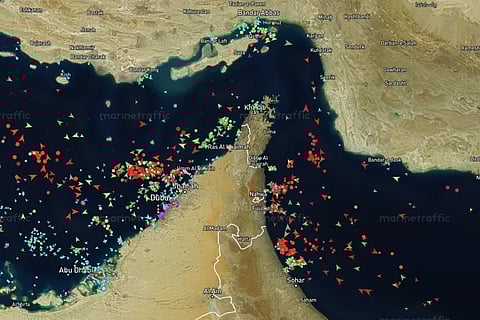 `Traffic jam' at Strait of Hormuz