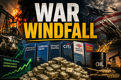 How America’s top banks, arms makers and oil giants are making billions from Iran conflict