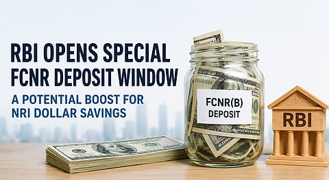 RBI's special FCNR deposit window could benefit NRIs with surplus dollars