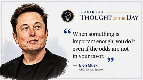 When the odds are against you, keep moving forward -- Elon Musk's business lesson