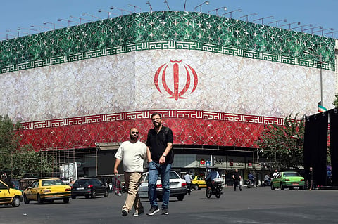 Inquilab Square in Tehran, Iran