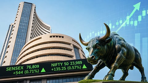 Sensex rallies for third straight day as peace deal boosts D-Street sentiment