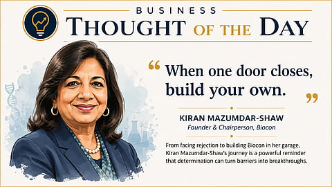 How Kiran Mazumdar-Shaw built her own door