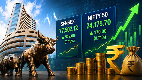 Sensex jumps 579 points as IT rally adds ₹3.5 lakh-crore to investor wealth