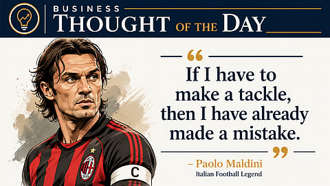 Paolo Maldini's football lesson for businesspeople: Solve problems before they happen 