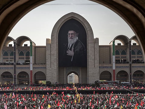 Millions of Iranians gather for Ayatollah's four-month-delayed funeral 