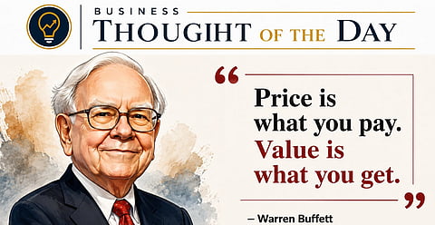 Price is what you pay, value is what you get: Warren Buffett's lesson for everyday decisions