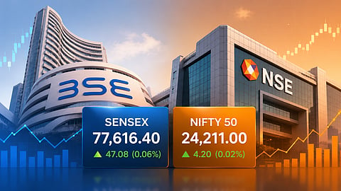Market ends flat after dramatic recovery; IT stocks cushion war shock