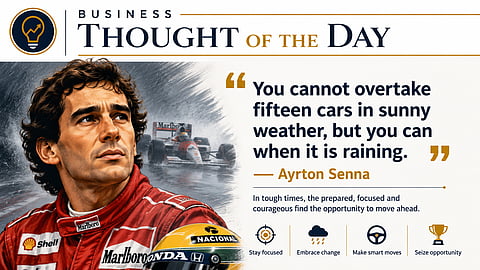 When the rain comes, leaders move ahead: What Ayrton Senna can teach businesspeople