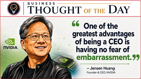 Don't fear looking foolish: Jensen Huang