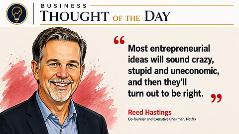 Most great ideas sound impossible until they change the world: Reed Hastings