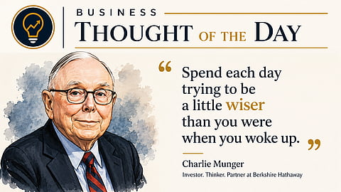 Wisdom compounds just like wealth: Charlie Munger
