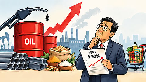 WPI inflation hits 9.92%: Fuel shock keeps pressure on Indian businesses