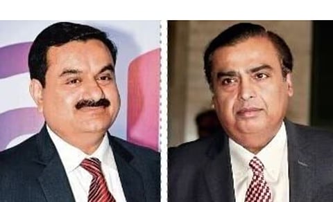 Gautam Adani and Mukesh Ambani