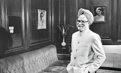 Manmohan Singh in October 1991 (Pic: Mint)